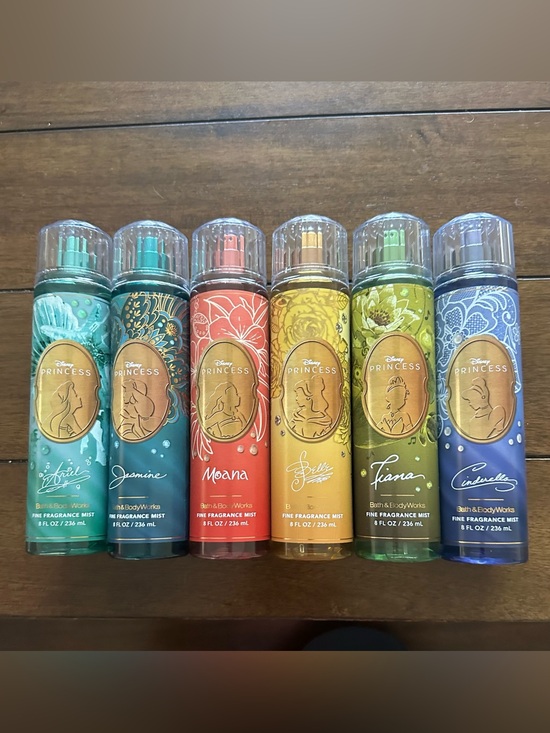 Bath & Body Works Other - NEW Disney Princess Fine Fragrance Mists - Set of 6